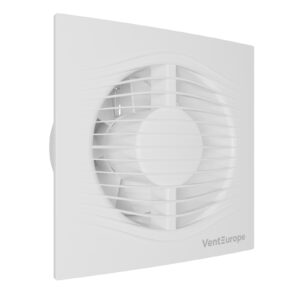 Venteurope Elegia 100 aksiyel havalandırma fanı – sessiz, 10cm çapında, IP45 korumalı duvar ve tavan tipi fan.